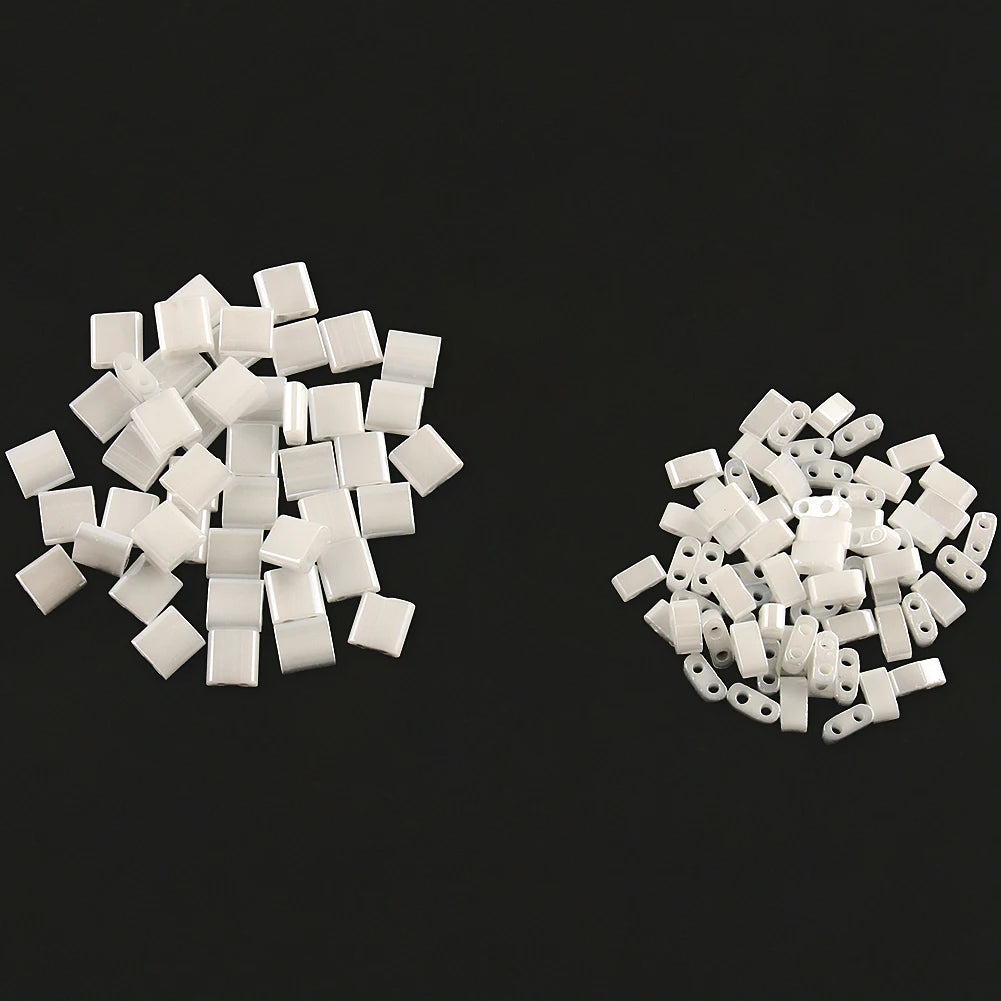 Two Hole Glass Seed Beads 5mm – DIY Jewelry Making 5g Pack