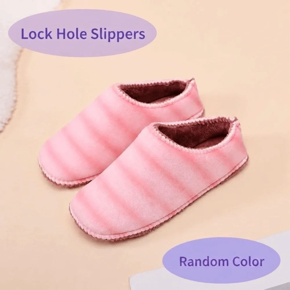 Pre-Sewn Knitted Yarn Slipper Upper – DIY Mid-Top House Slipper