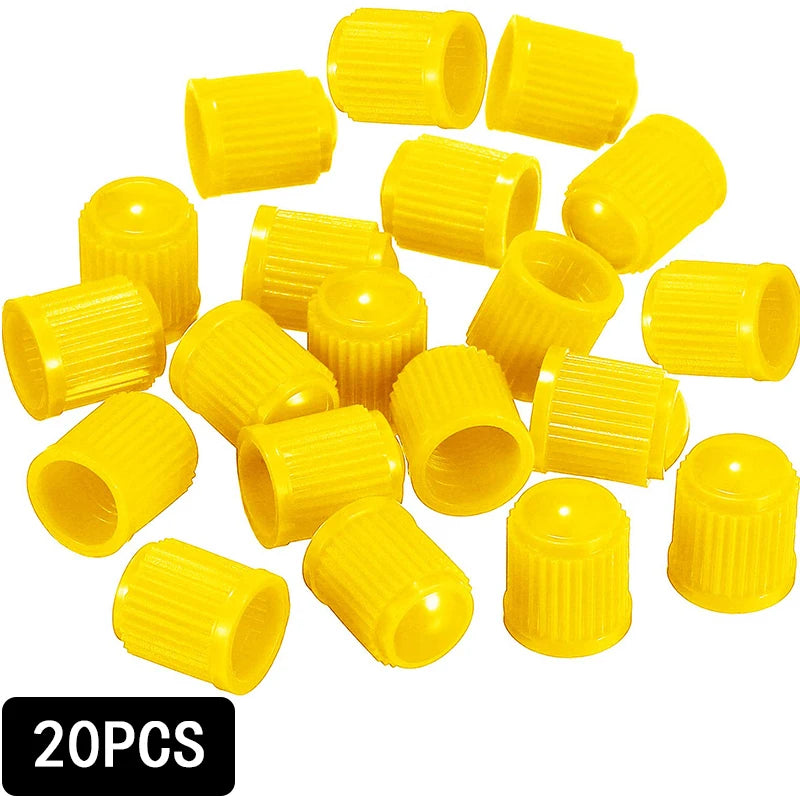 Tire Valve Stem Caps – Universal Dustproof ABS 20-Pack