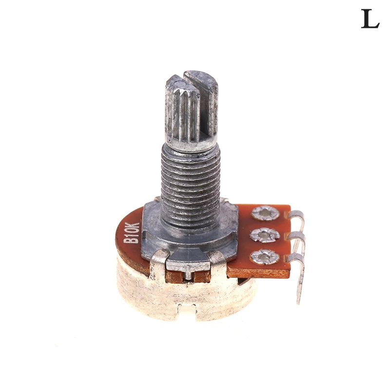 Splined Mini Potentiometer A/B Guitar Bass Tone Volume Pot