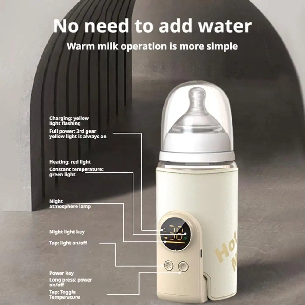 Rechargeable Baby Bottle Warmer Sleeve – 6000/8000mAh