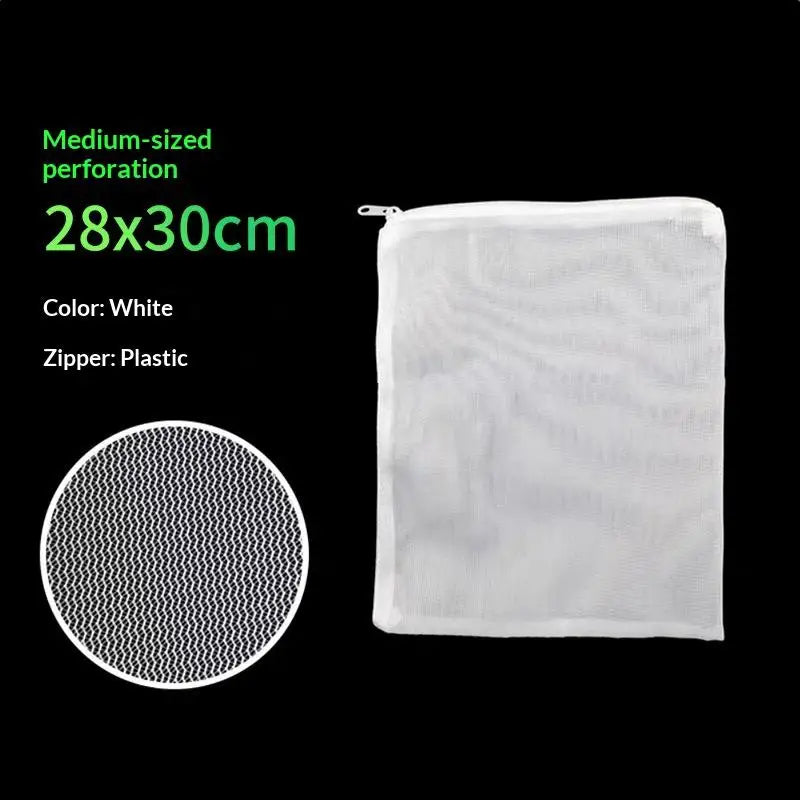 Reusable Aquarium Filter Media Bags with Zipper | Fine Mesh