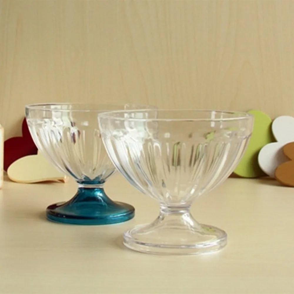 Clear Plastic Dessert Cups 250ml – Goblet Party Cups