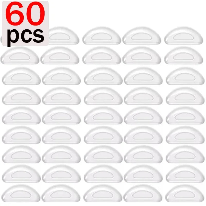 Adhesive Silicone Nose Pads for Glasses – 10 or 60 Pack