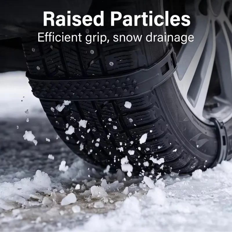 Universal Snow Tire Chains for Car, Scooter & Motorcycle