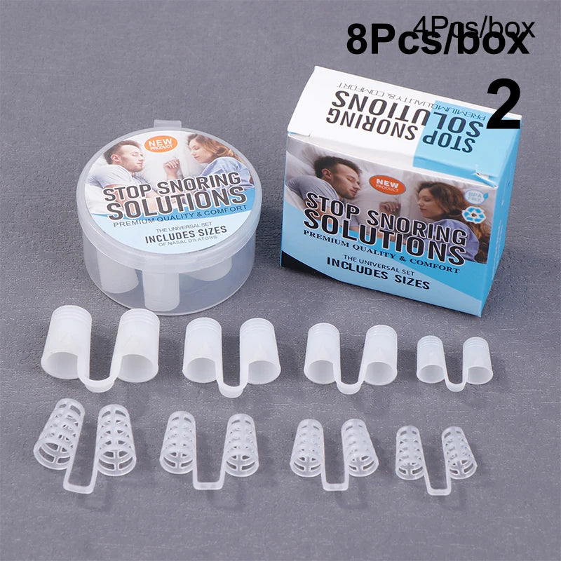 Silicone Nasal Dilators – Better Breathing & Quieter Sleep 4/8 Pcs