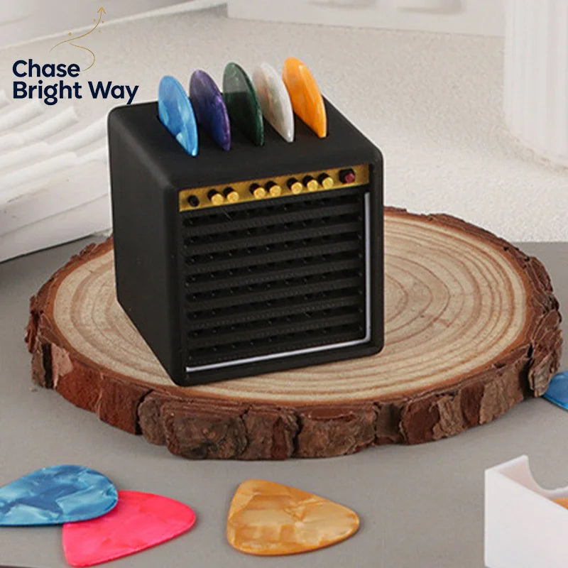 3D Printed Guitar Pick Holder with Drawer – Amp Design