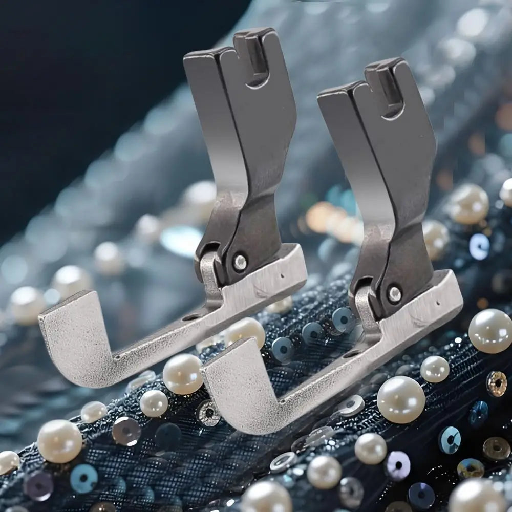 Steel Bead & Sequin Sewing Presser Foot – No-Tap Guide P369