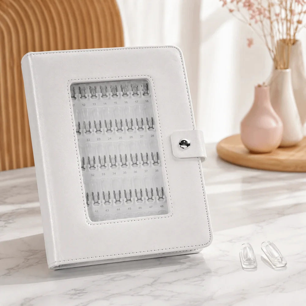 150-Slot Nail Polish Color Display Book | Detachable Card Holder