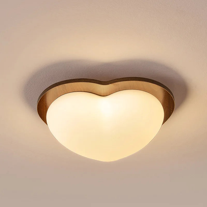 Walnut Wood Full Spectrum Dimmable LED Ceiling Light | E27