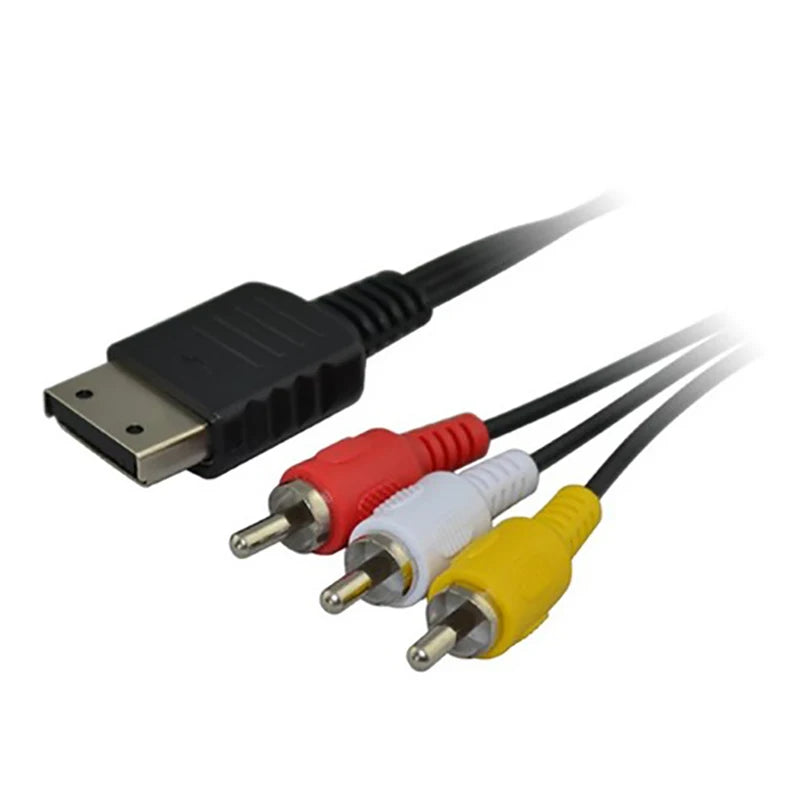 Sega Dreamcast Composite AV Cable 1.8M | Nickel Plated 9-Pin