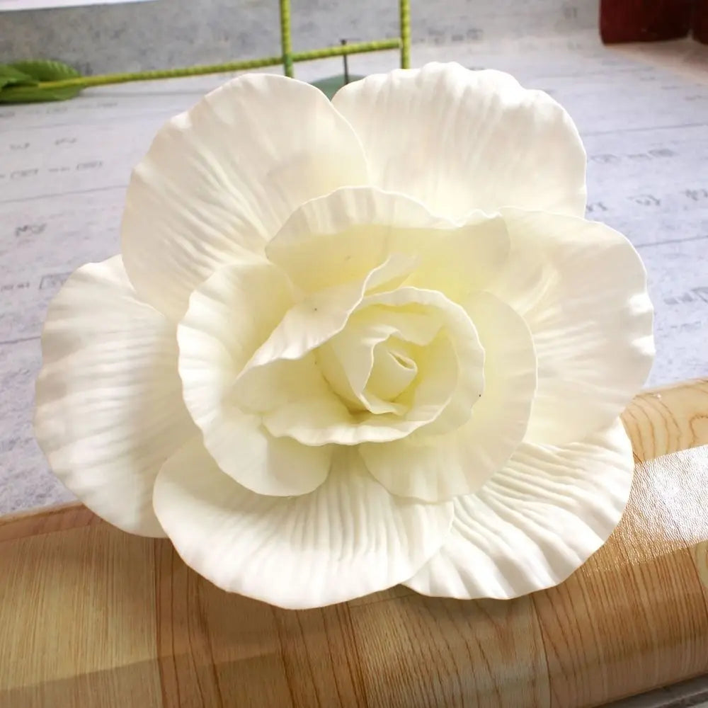 Giant PE Foam Silk Rose 30cm Artificial Flower | Wall Décor