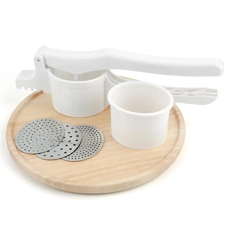 Stainless Steel Potato Ricer & Manual Food Press | Kitchen