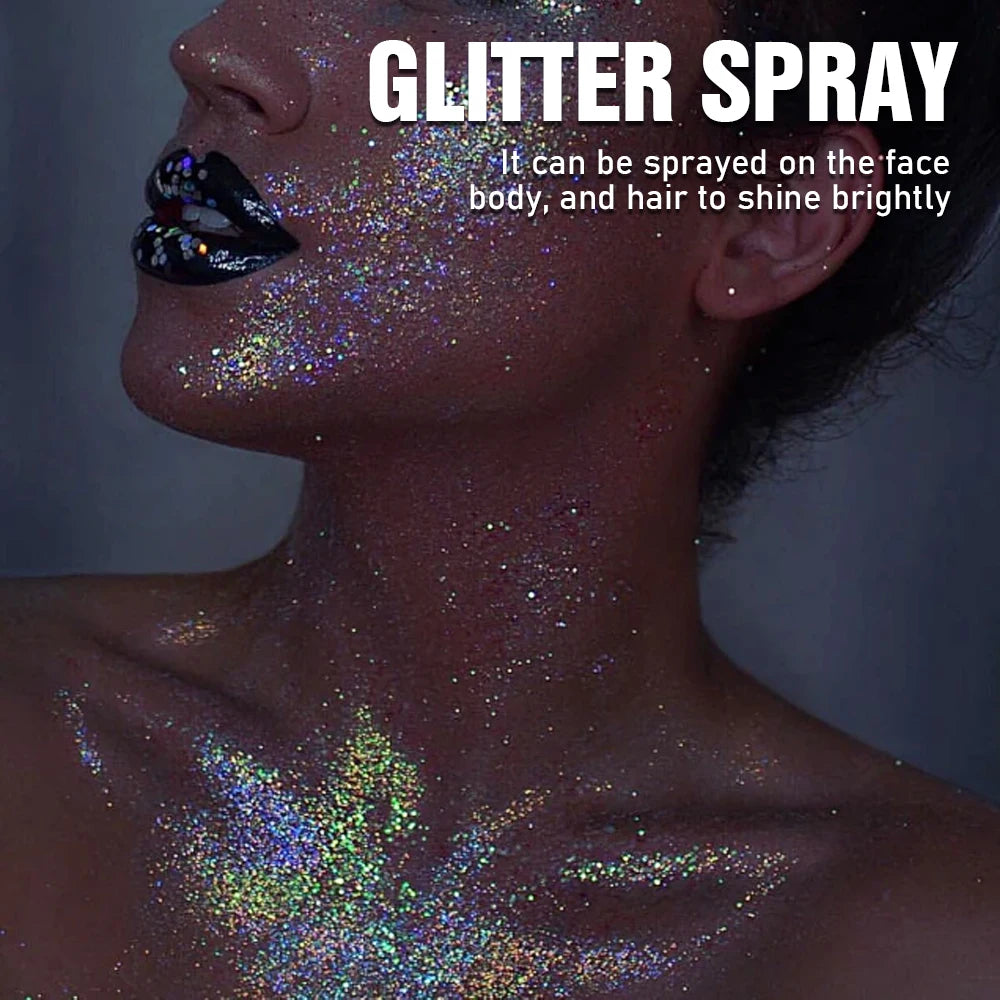 SAMMY Glitter Highlighter Body Spray – Festival Shimmer Mist