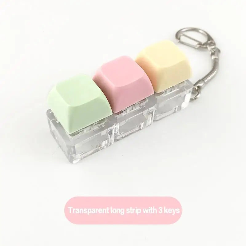 Keyboard Key Fidget Toy – 2/3/4 Button Finger Clicker Desk