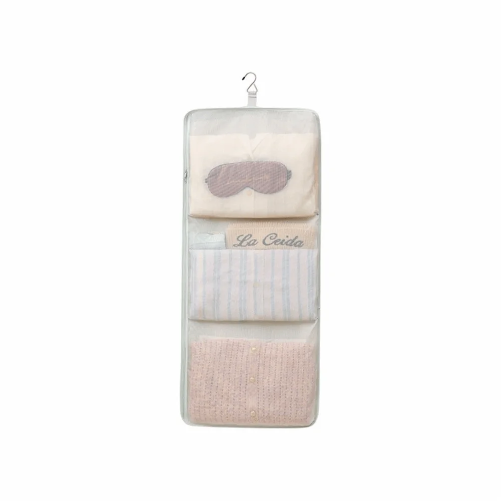 Hanging Clothes Organizer – Foldable Twill Fabric Multi-Pocket