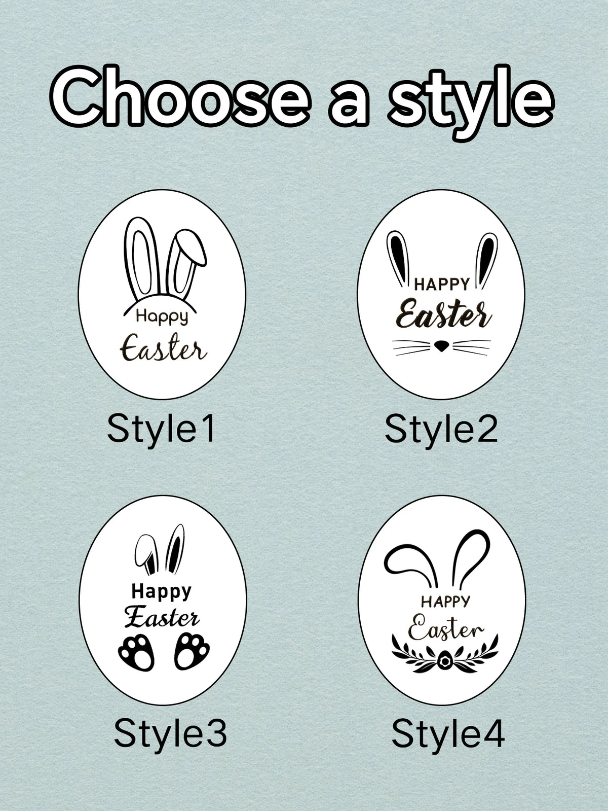 Personalized Wooden Easter Eggs – Custom Laser Engraved Set