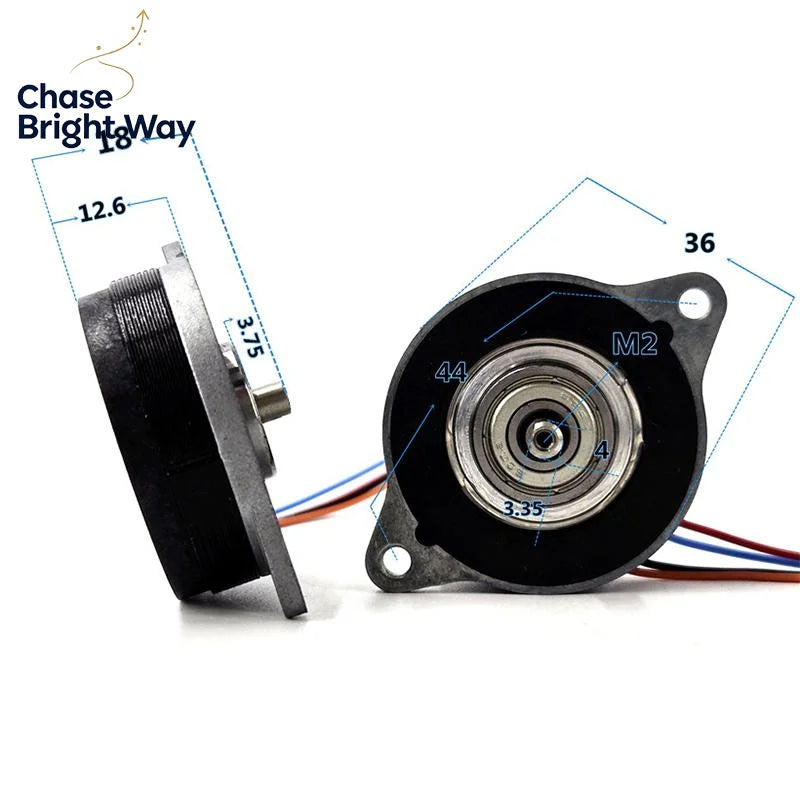 NEMA14 0.9° Stepper Motor 14HK0406 – 36mm 4-Wire CNC & 3D
