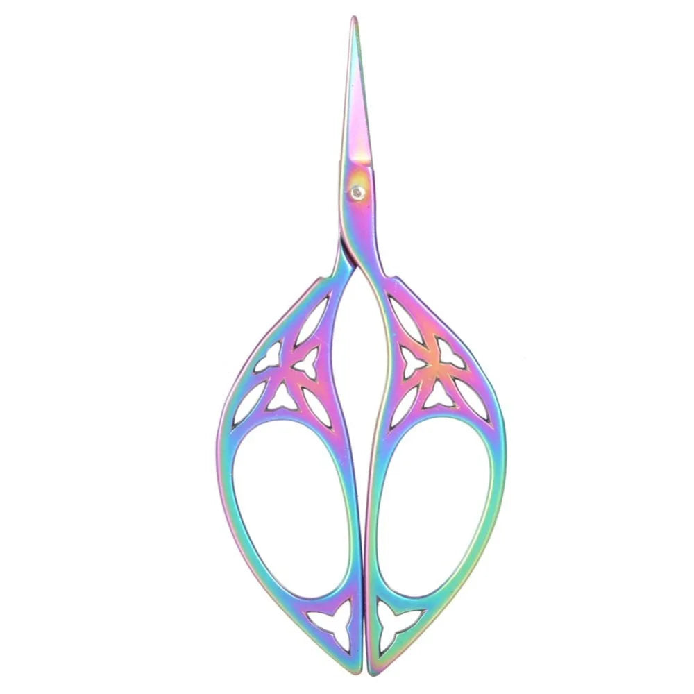 Vintage Leaf Scissors – Stainless Steel Sewing & Needlework