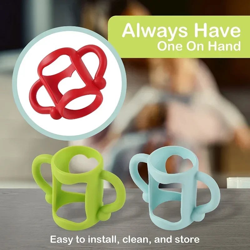 Silicone Baby Bottle Handle – BPA-Free Easy Grip Narrow Bottles