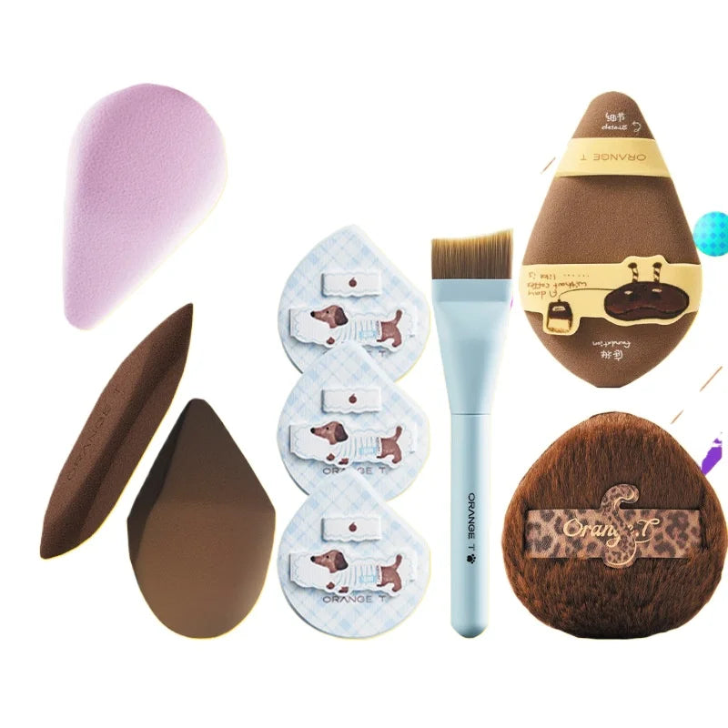 Mini Thumb Powder Puff – Wet & Dry Dual-Use Detail Beauty Sponge