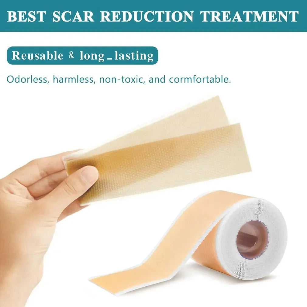 Silicone Scar Cover Tape 4cm×150cm – Reusable Skin Sheets
