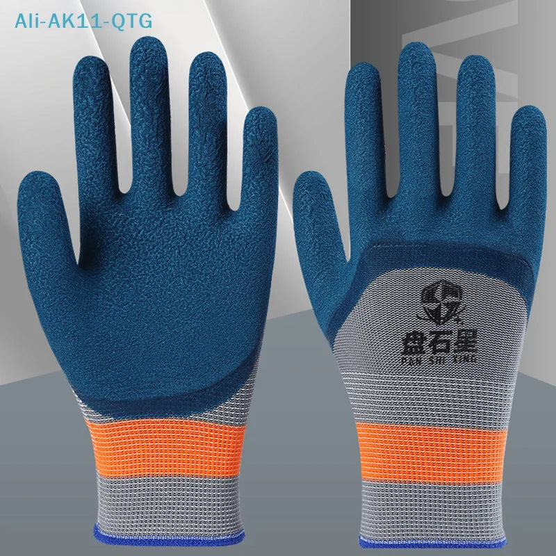 Rubber Work Gloves – Non-Slip Wear-Resistant Garden & Labor