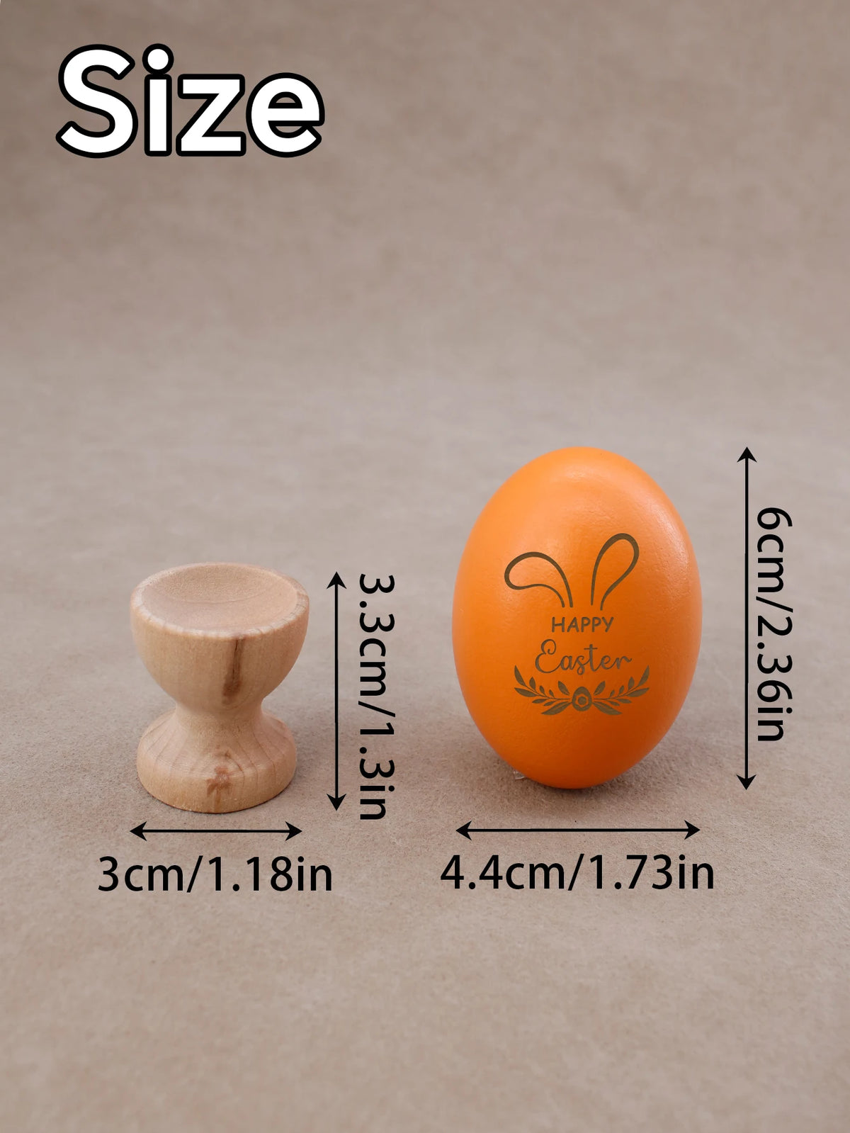 Personalized Wooden Easter Eggs – Custom Laser Engraved Set
