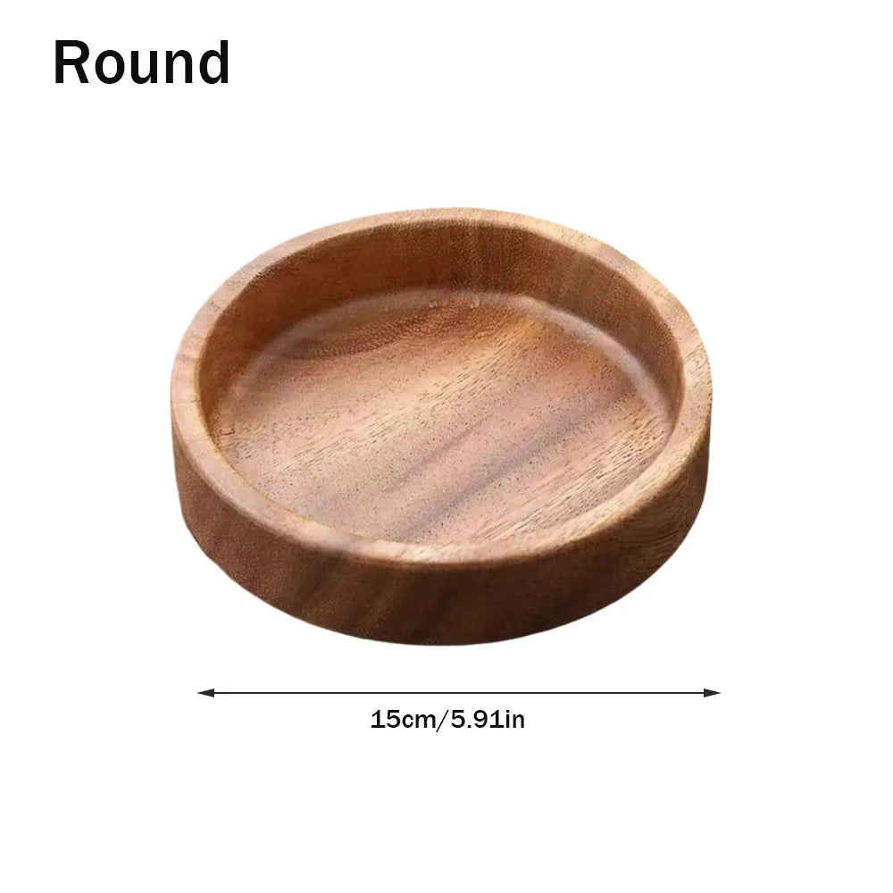 Japanese Stackable Wooden Snack & Candy Serving Tray