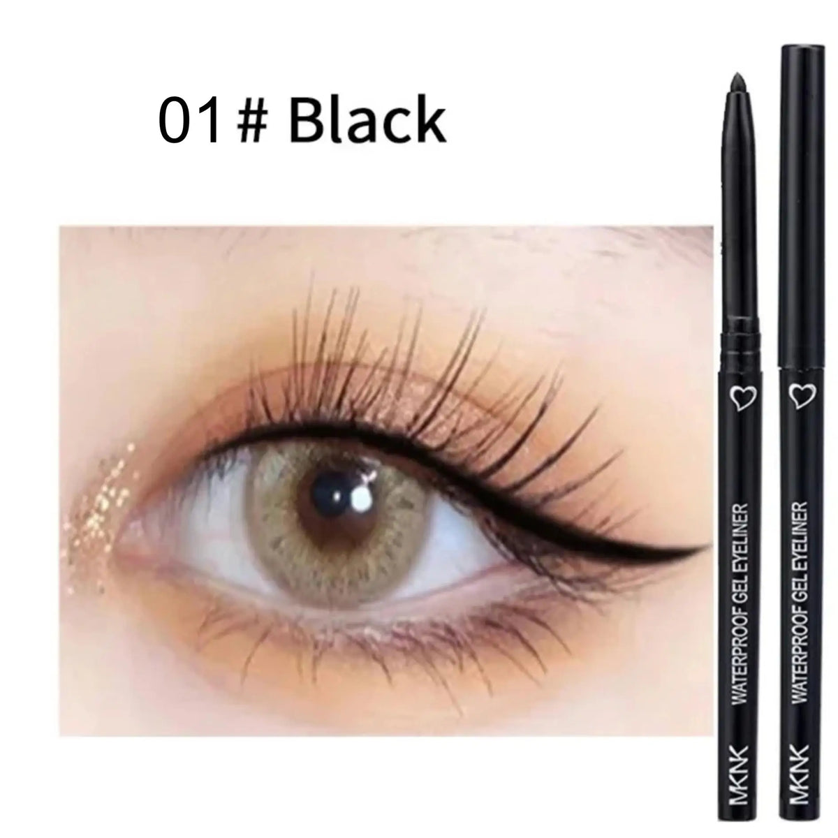 Waterproof Eyeliner Pencil – Brown, Black & Blue Long-Lasting
