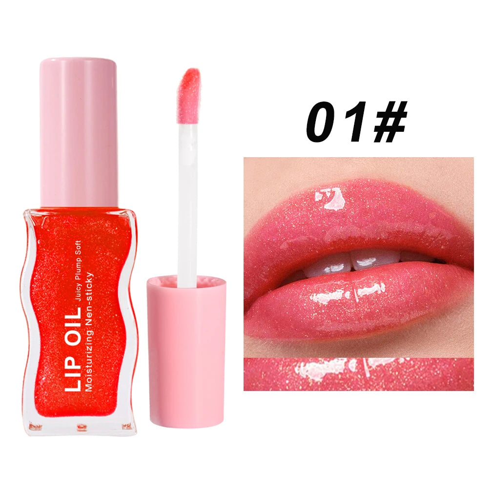 YTRUNS Fruit & Honey Lip Oil – Hydrating Pearl Lip Gloss