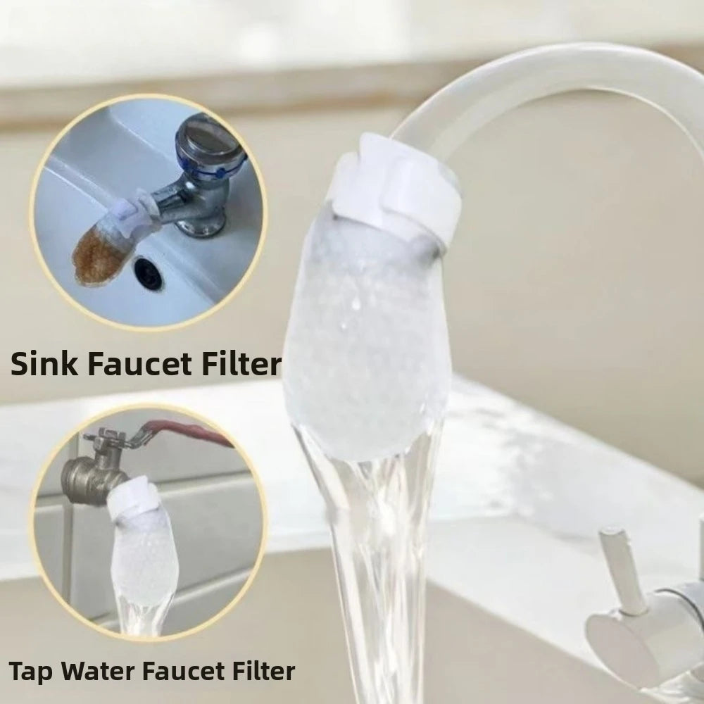 Universal Faucet Filter Cotton – Anti-Splash Tap Water Filter