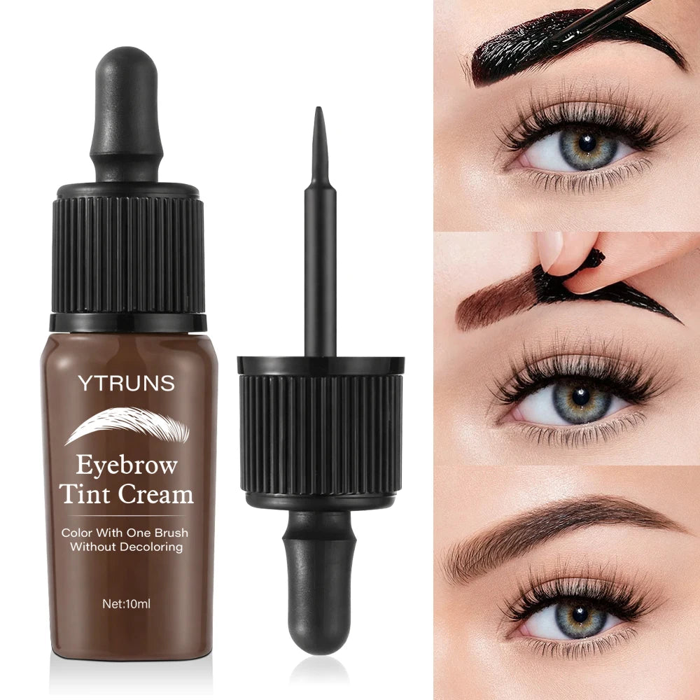YTRUNS Peel-Off Eyebrow Tint – Waterproof Long-Lasting Brow Dye