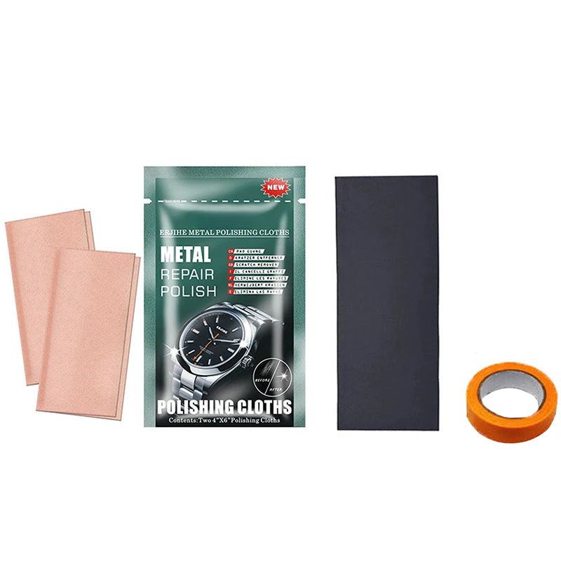 Watch & Jewelry Metal Polishing Cloth Set – Scratch Repair