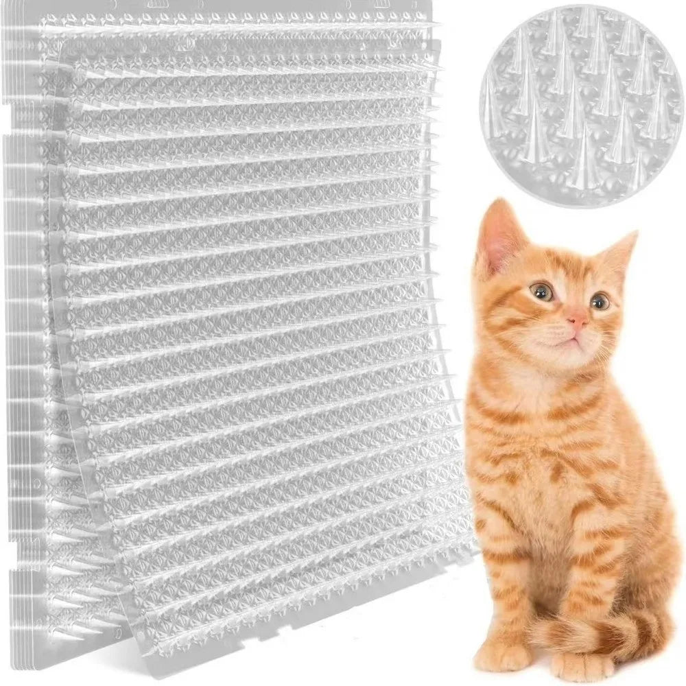 Cat Scat Mat with Spikes – Humane Pet Deterrent for Garden