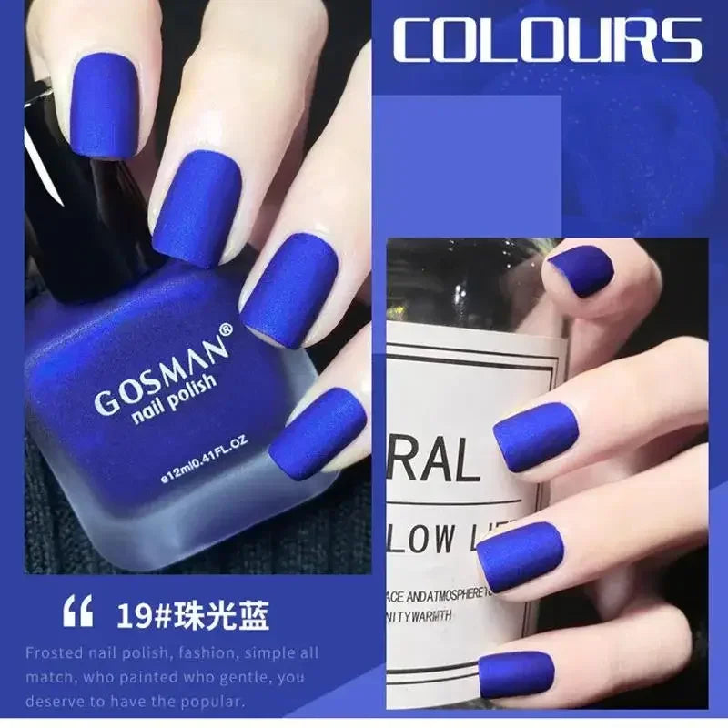 Handaiyan 12ml Frosted Matte Nail Gel Polish – Quick Dry