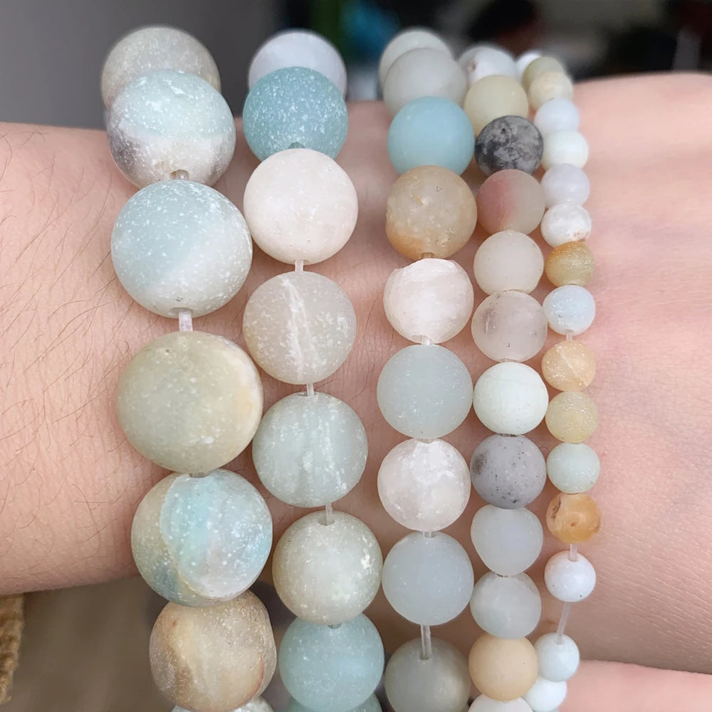 Yooperlite Fire Sodalite Round Stone Beads – 15" Jewelry Strand