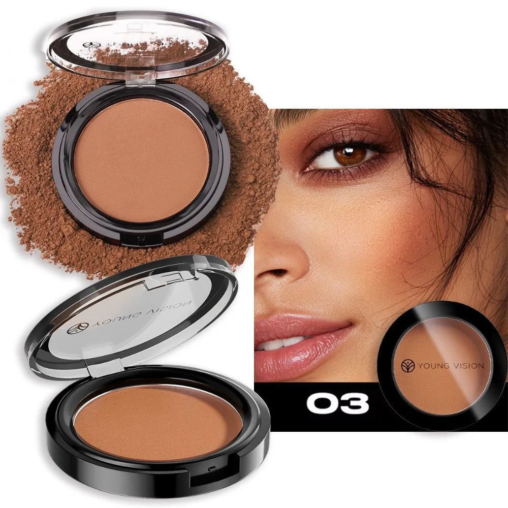 Silky Matte Bronzer Contour Powder Palette – 3-in-1 Face