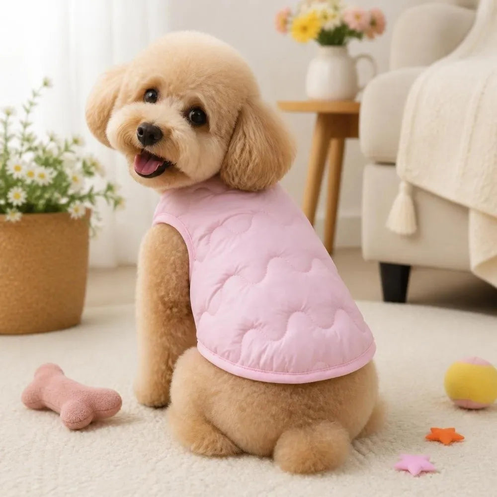 Quilted Pet Vest – Lightweight Padded Coat for Dogs & Cats