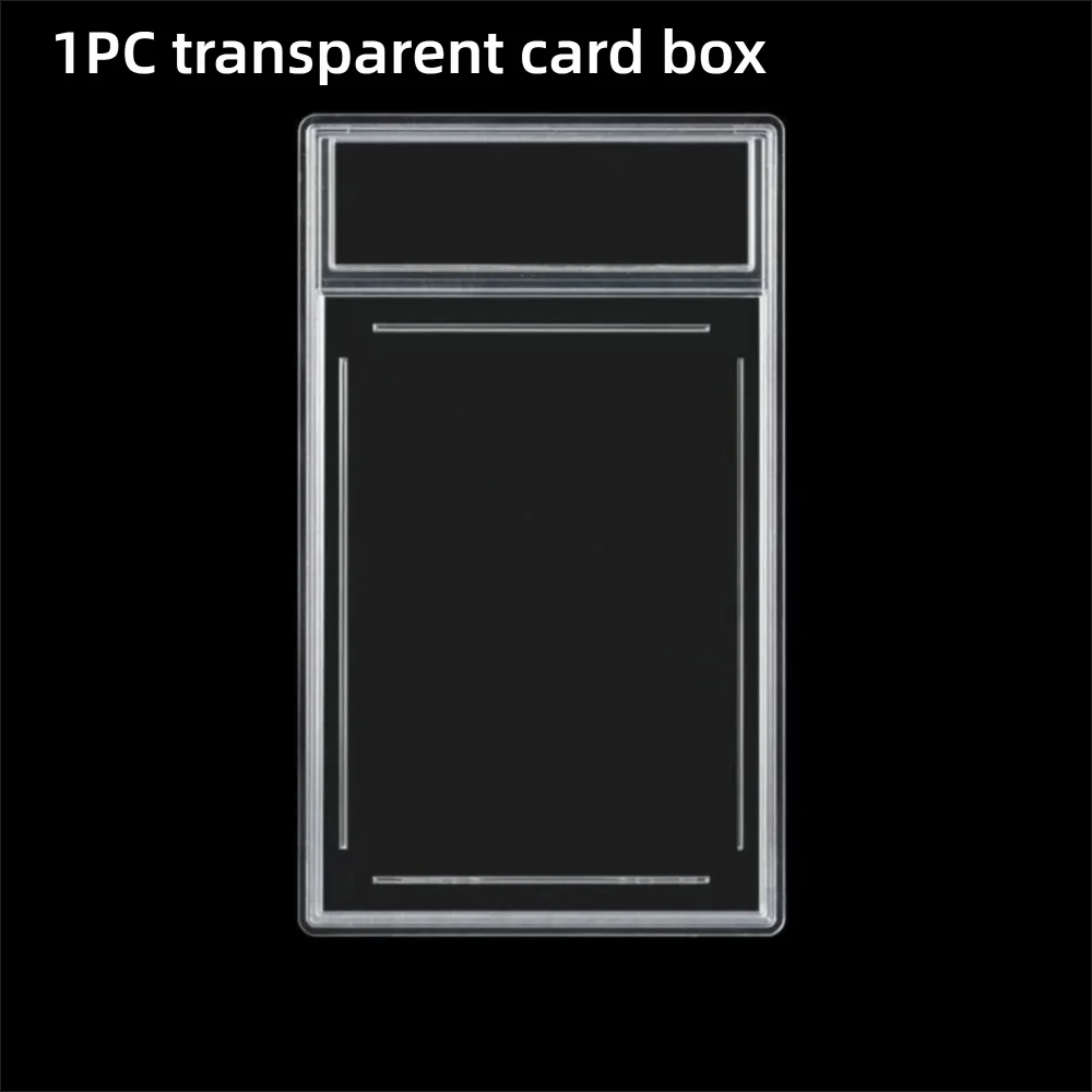 Transparent Trading Card Case – UV Protection 35PT Collectible Box