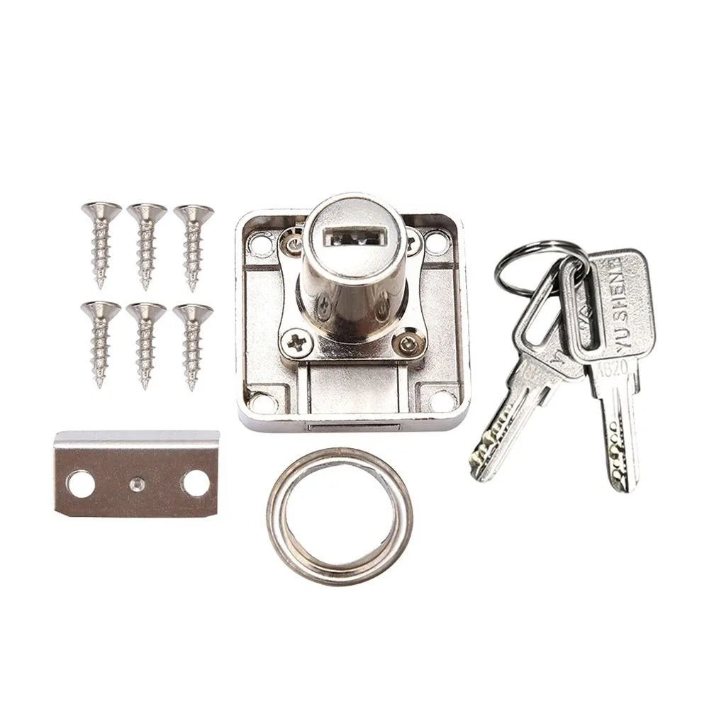 Zinc Alloy Drawer & Cabinet Deadbolt Lock | Reusable Security