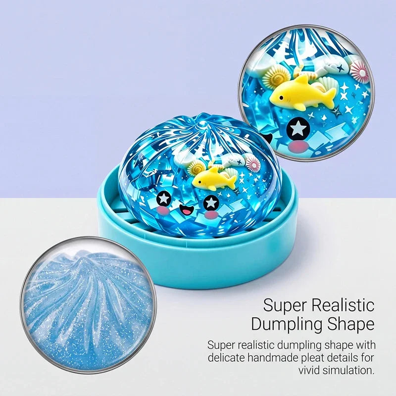 Marine Animal Shell Glitter Mud Squeeze Toy | Fun Fidget