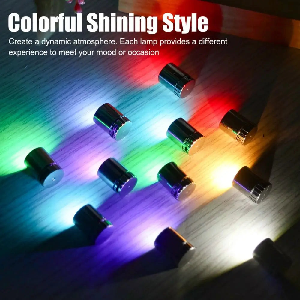 10-Pack Mini Battery-Powered LED Bulb Lights | Party Decor