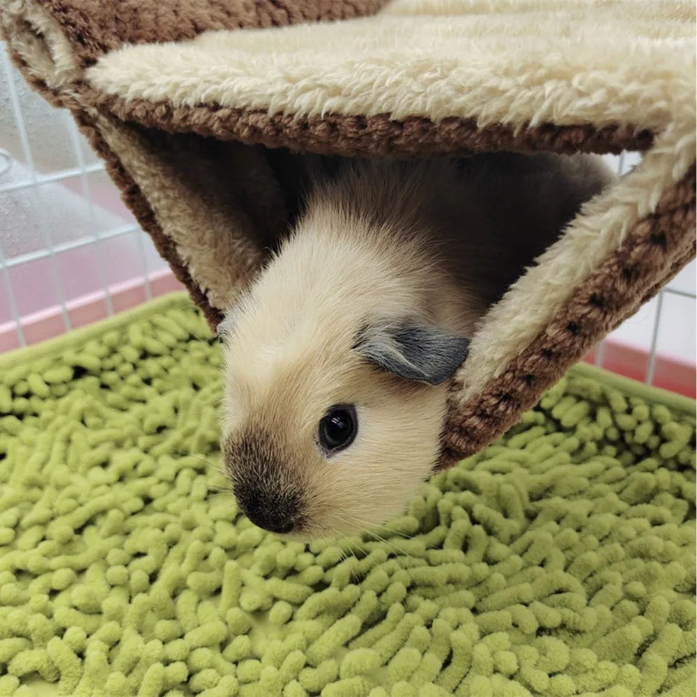 Flannel Hanging Hammock Bed for Hamsters & Small Pets