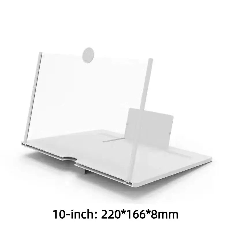 Foldable HD Phone Screen Magnifier – 3-4X Blue Light Filter