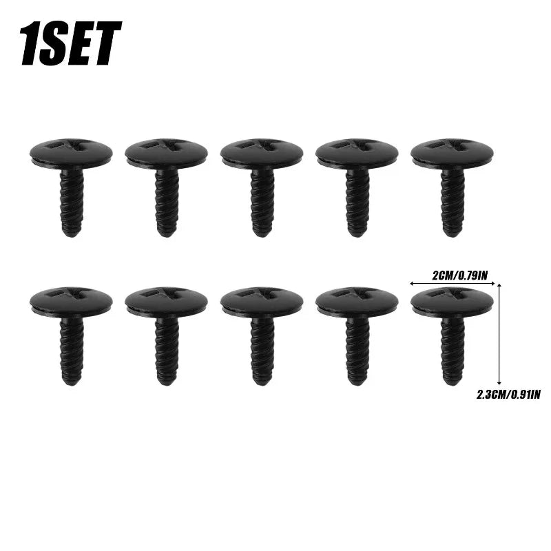 VW Screw Fixing Rivets 7H0915450 – Trim Clips 10-Pack