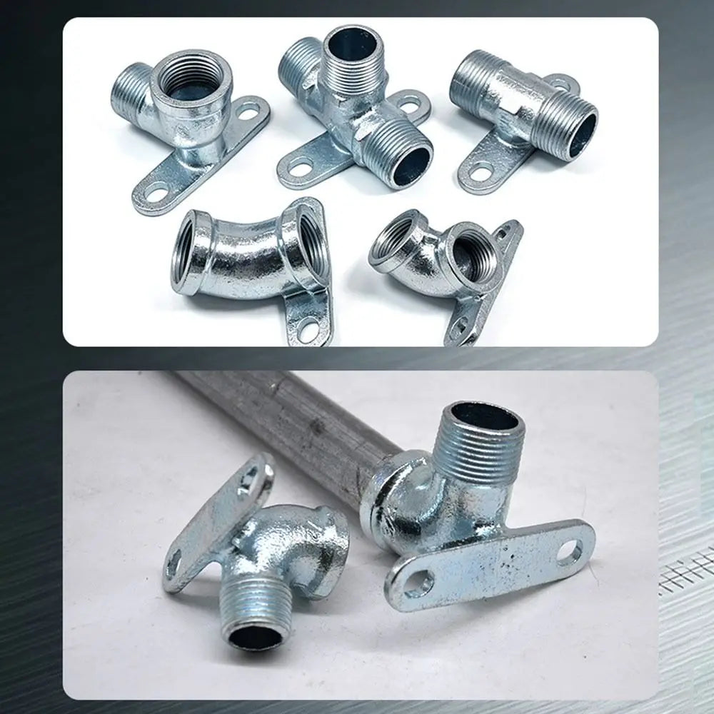 Malleable Cast Iron Wall Mount Threaded Pipe Fitting | DN15 DN20