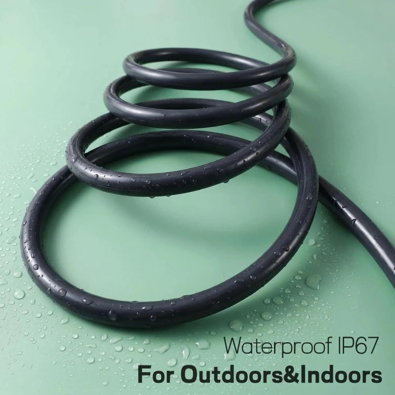 Round Black Silicone Neon Tube Diffuser – WS2811 WS2812B