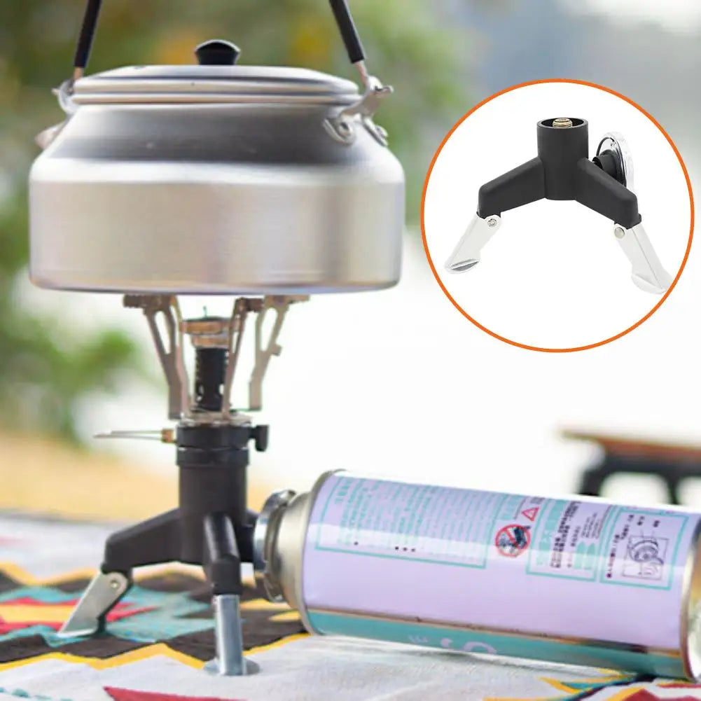 Ultralight Tripod Gas Tank Adapter | Camping Stove Connector