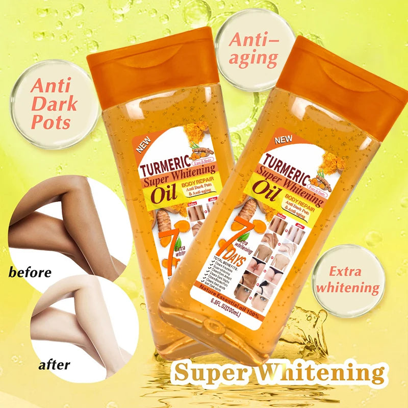 Turmeric Face & Body Oil 200ml – Hydrating Radiance Boost Oil